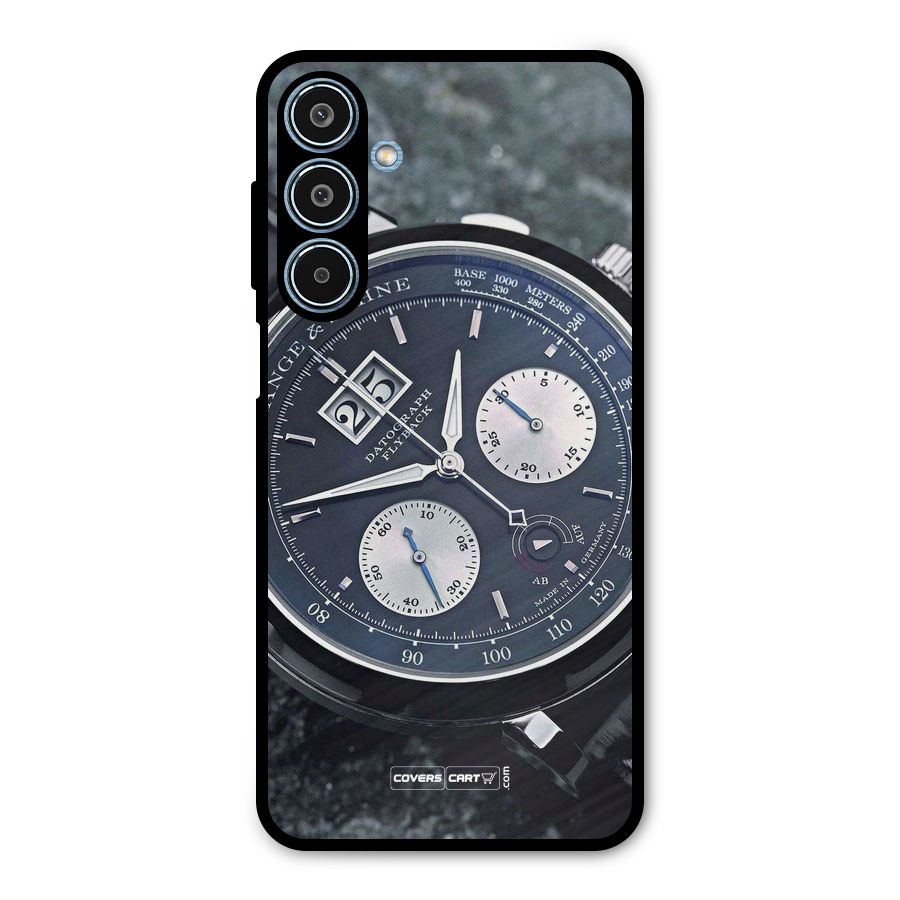 Classic Wrist Watch Metal Back Case for Galaxy M35
