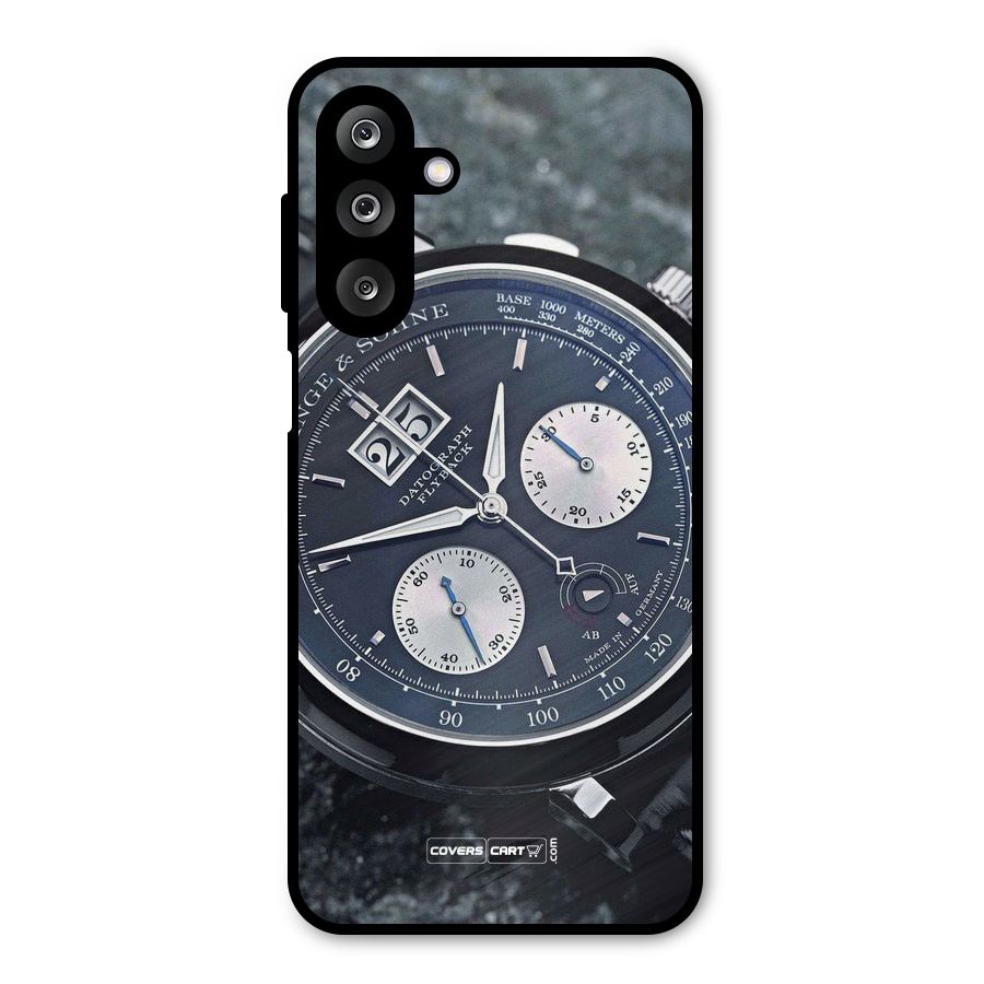 Classic Wrist Watch Metal Back Case for Galaxy M36