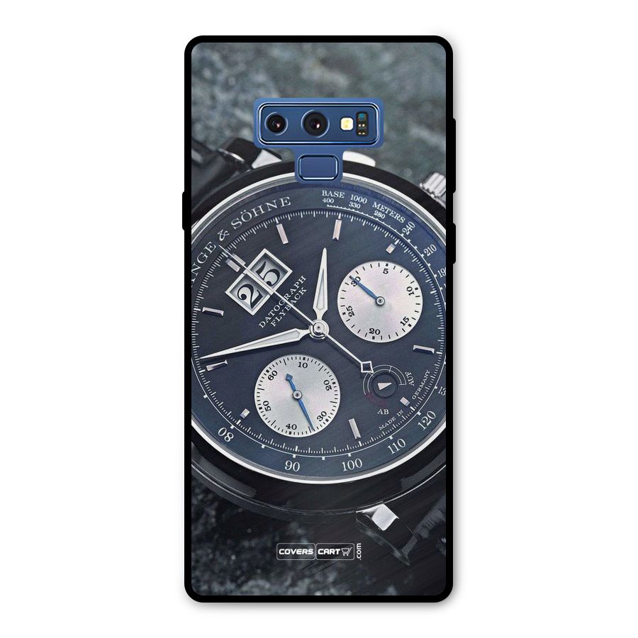 Classic Wrist Watch Metal Back Case for Galaxy Note 9