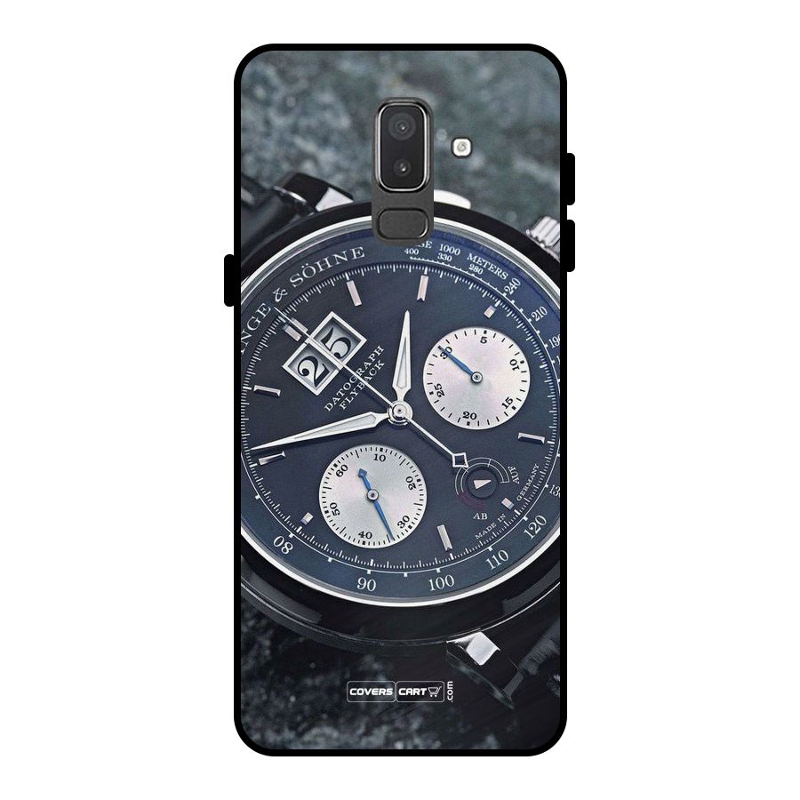 Classic Wrist Watch Metal Back Case for Galaxy On8 (2018)