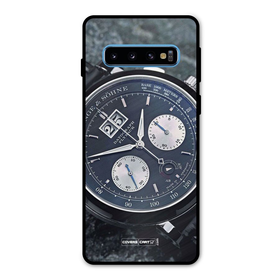 Classic Wrist Watch Metal Back Case for Galaxy S10