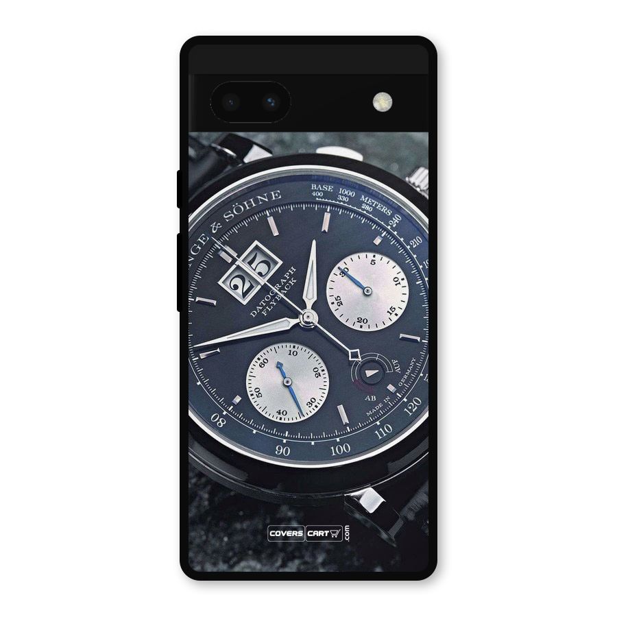 Classic Wrist Watch Metal Back Case for Google Pixel 6a