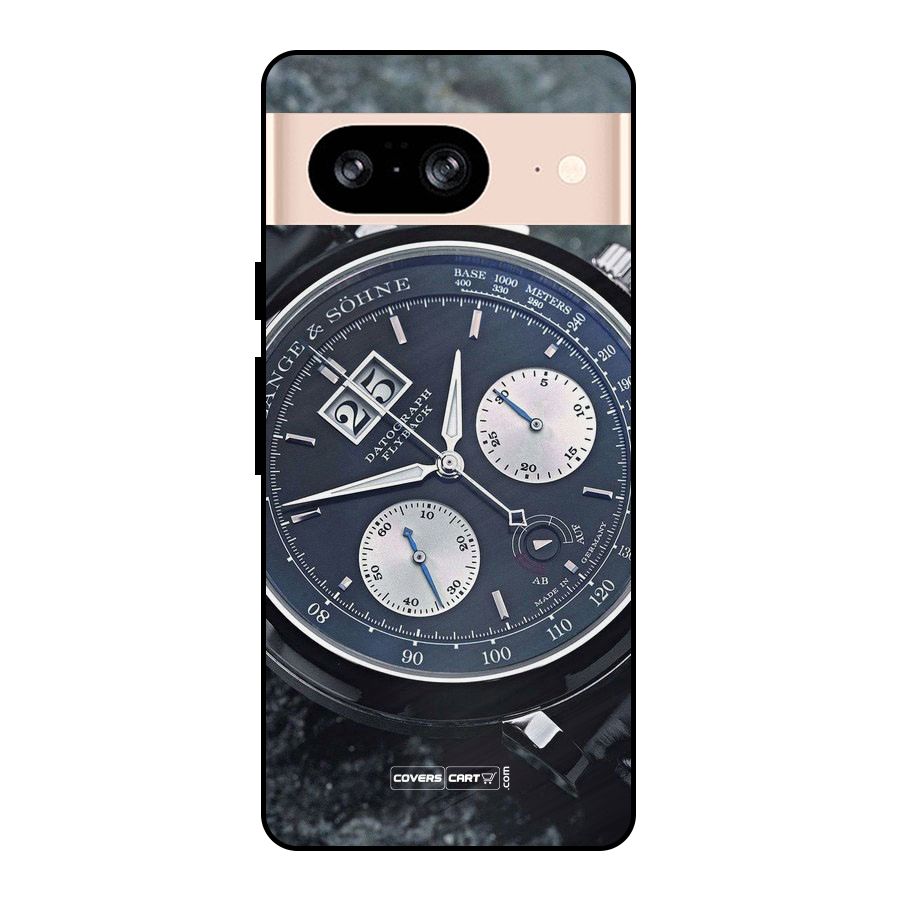 Classic Wrist Watch Metal Back Case for Google Pixel 8