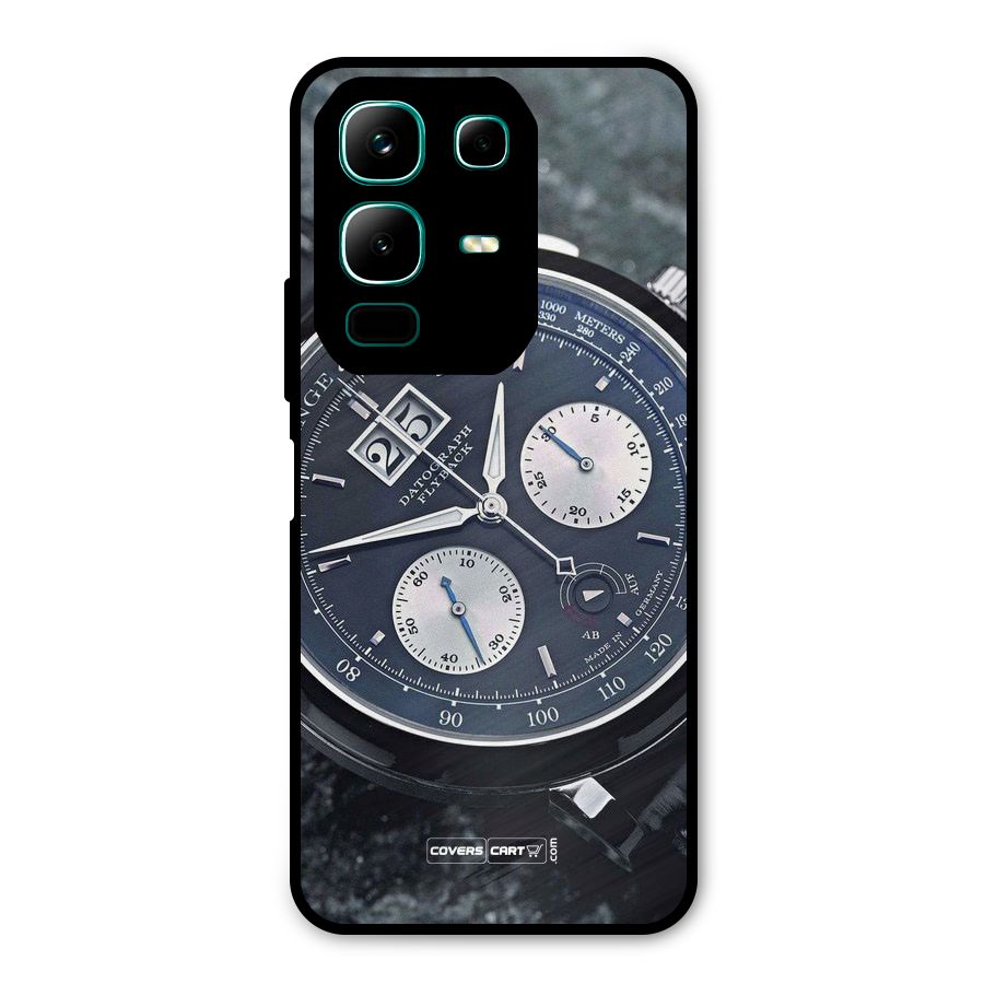 Classic Wrist Watch Metal Back Case for Infinix Note 50x
