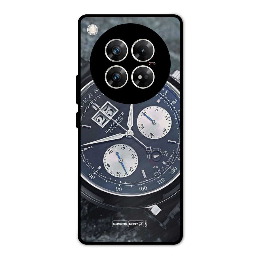 Classic Wrist Watch Metal Back Case for Infinix Zero 40 5G