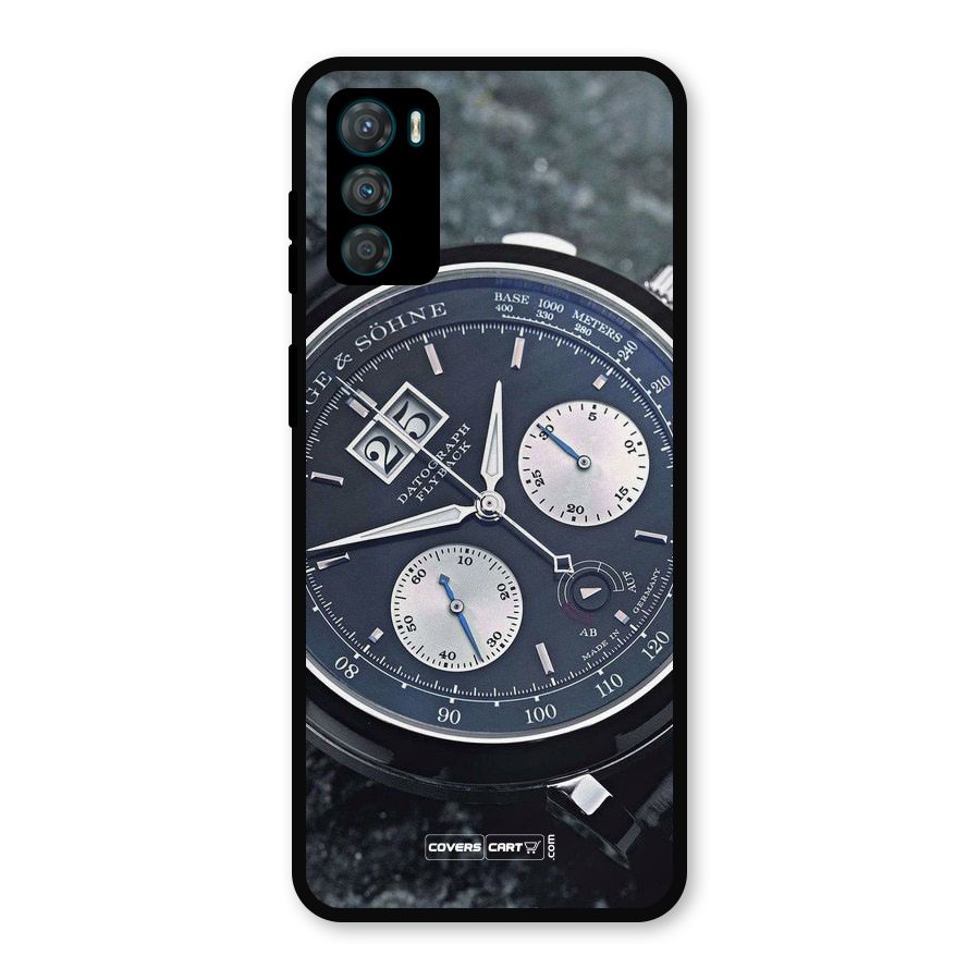 Classic Wrist Watch Metal Back Case for Moto G42