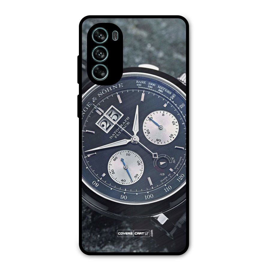 Classic Wrist Watch Metal Back Case for Moto G62