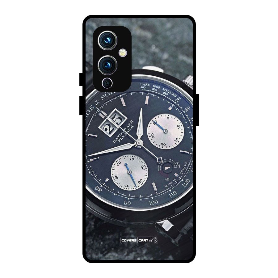 Classic Wrist Watch Metal Back Case for OnePlus 9