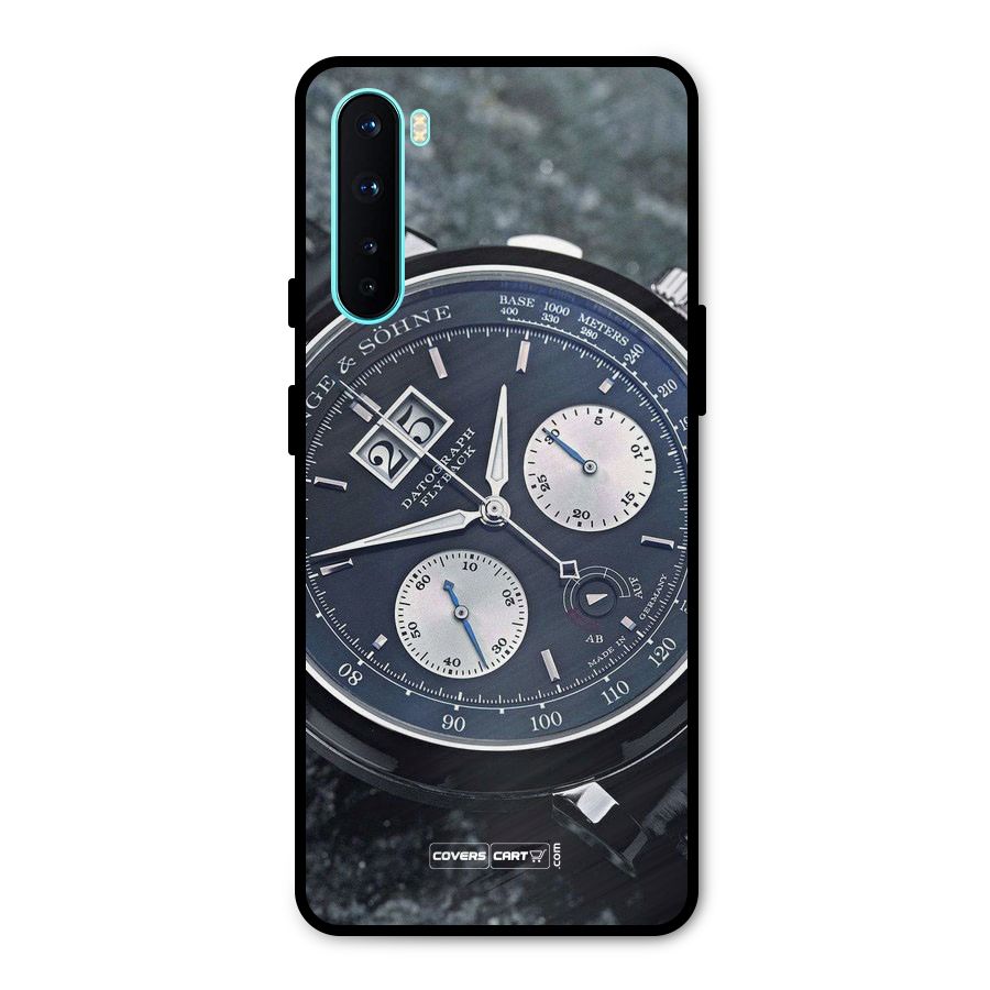 Classic Wrist Watch Metal Back Case for OnePlus Nord