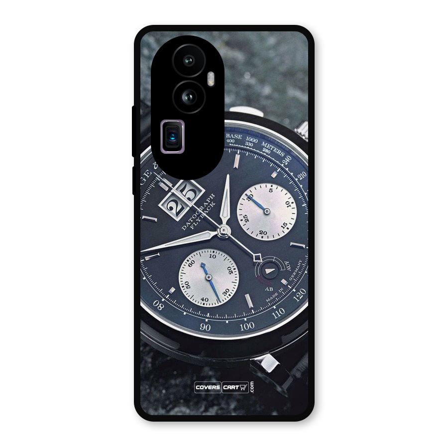 Classic Wrist Watch Metal Back Case for Oppo Reno10 Pro Plus