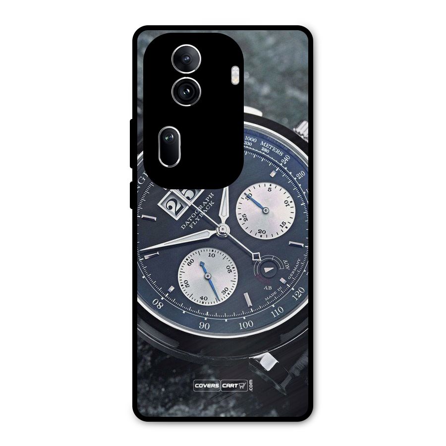 Classic Wrist Watch Metal Back Case for Oppo Reno11 Pro 5G