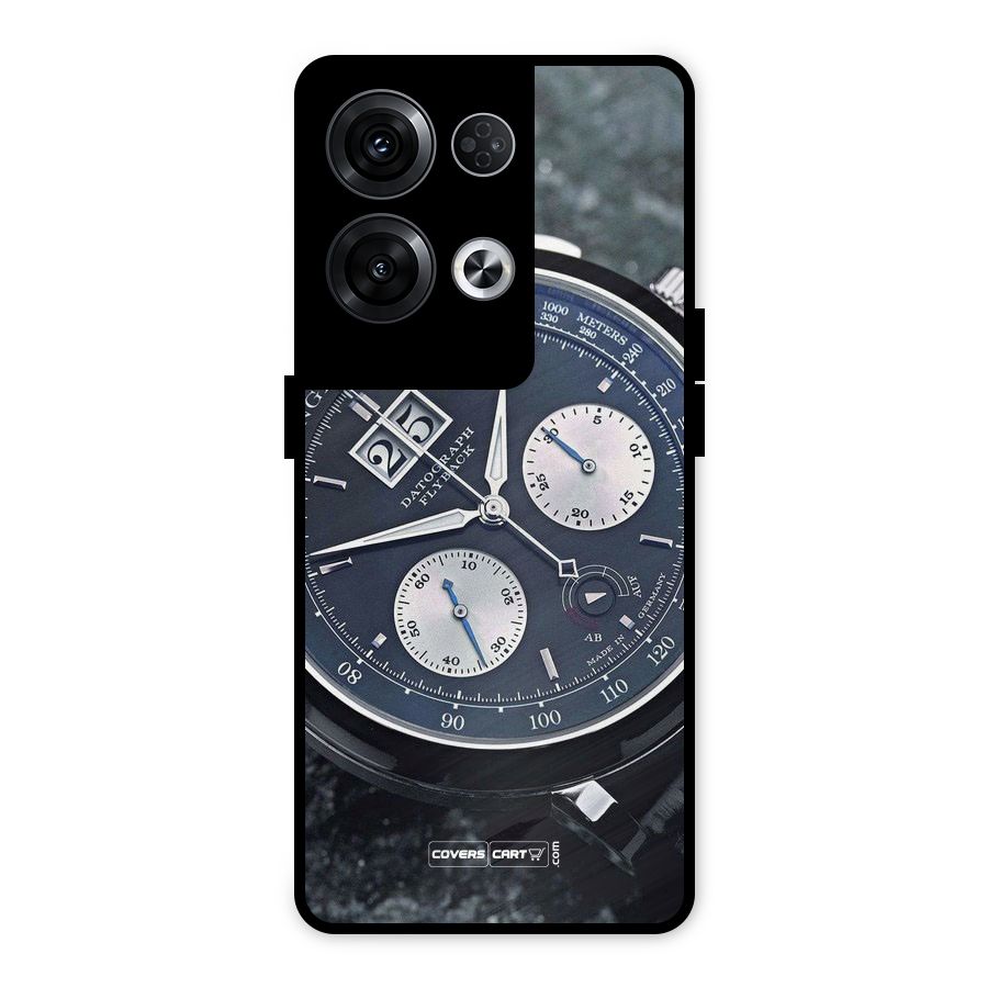 Classic Wrist Watch Metal Back Case for Oppo Reno8 Pro 5G