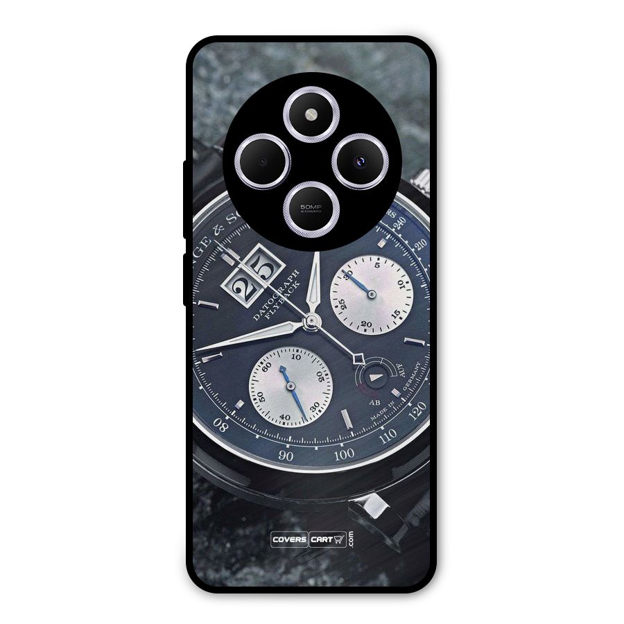 Classic Wrist Watch Metal Back Case for Poco C75 5G