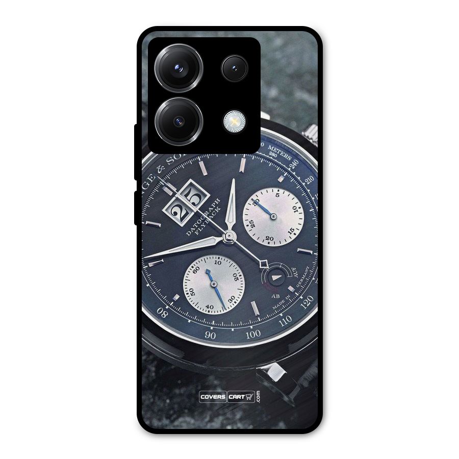 Classic Wrist Watch Metal Back Case for Poco X6