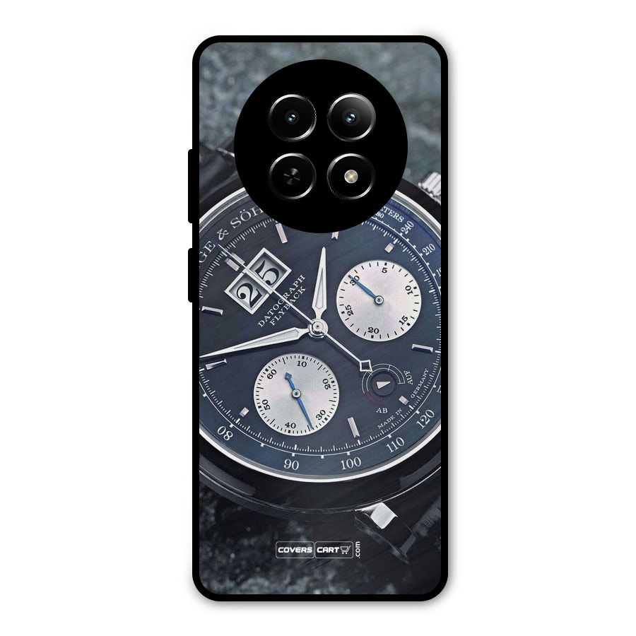 Classic Wrist Watch Metal Back Case for Realme 13