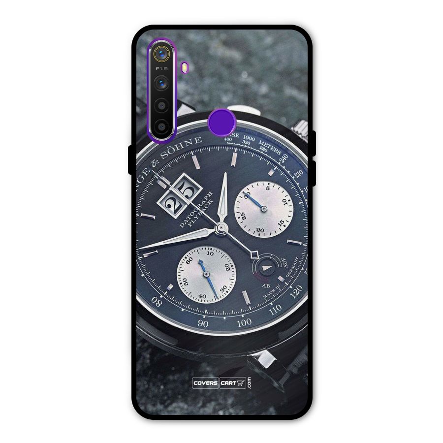 Classic Wrist Watch Metal Back Case for Realme 5