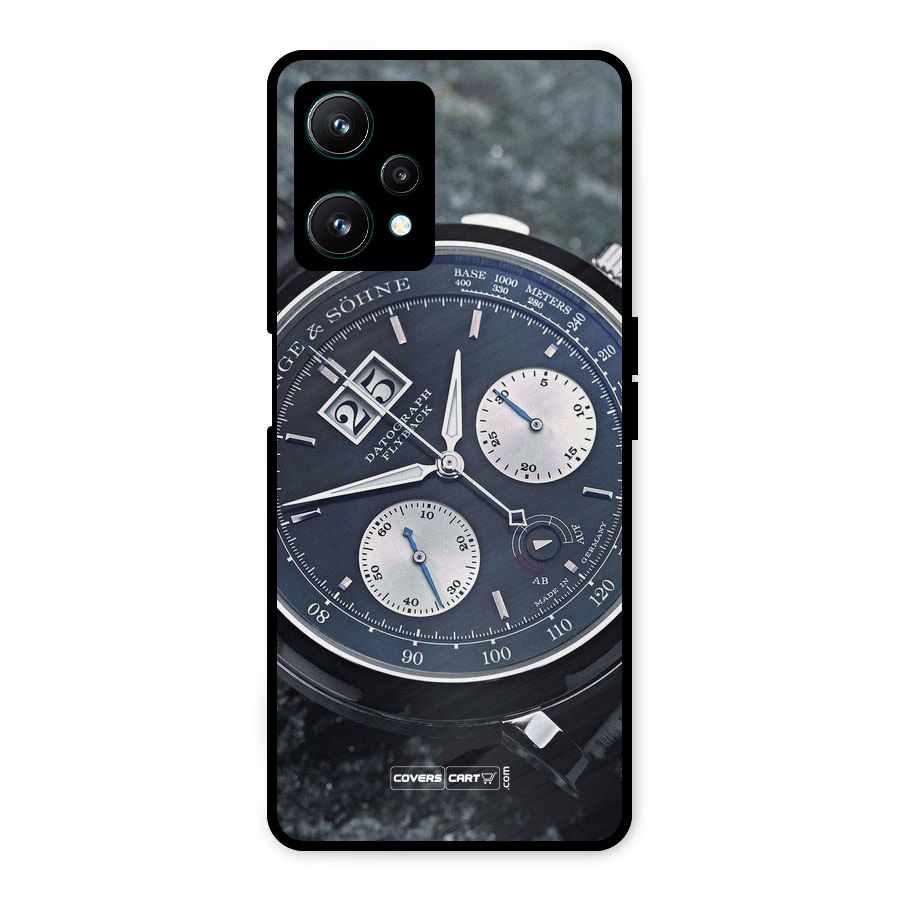 Classic Wrist Watch Metal Back Case for Realme 9 Pro 5G