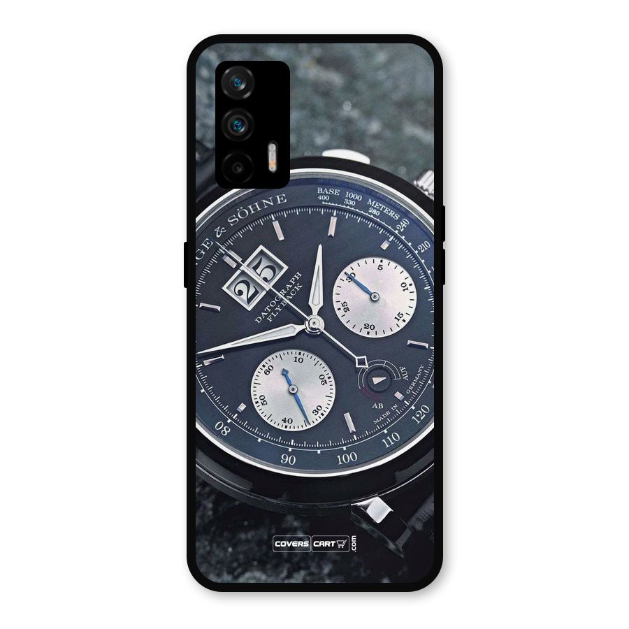 Classic Wrist Watch Metal Back Case for Realme GT 5G
