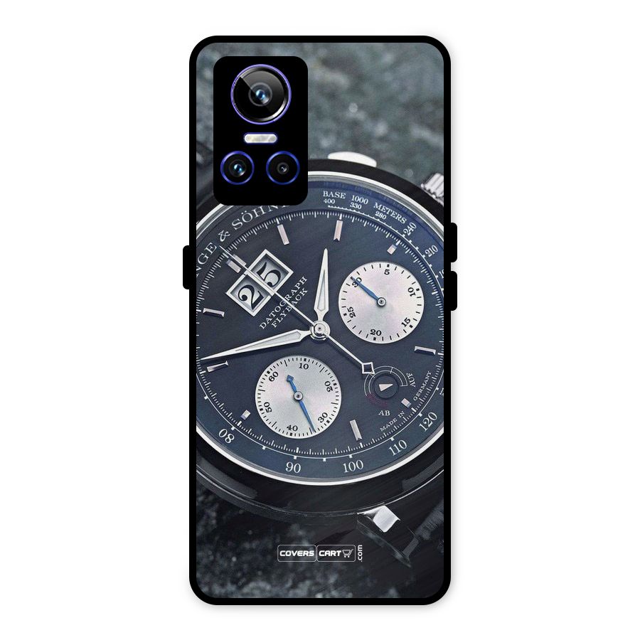 Classic Wrist Watch Metal Back Case for Realme GT Neo 3