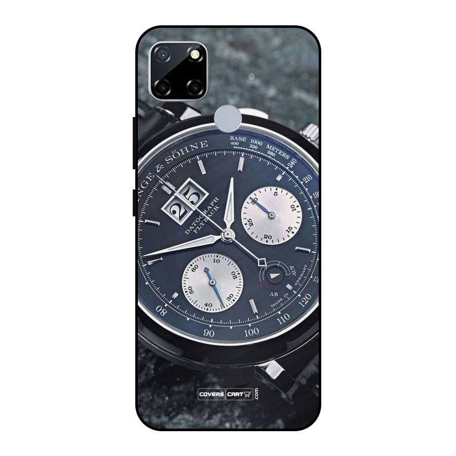 Classic Wrist Watch Metal Back Case for Realme Narzo 20