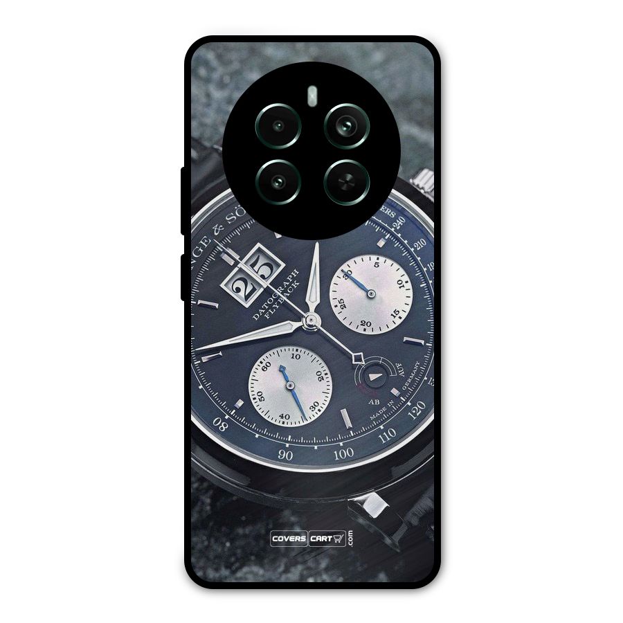 Classic Wrist Watch Metal Back Case for Realme Narzo 70 Pro