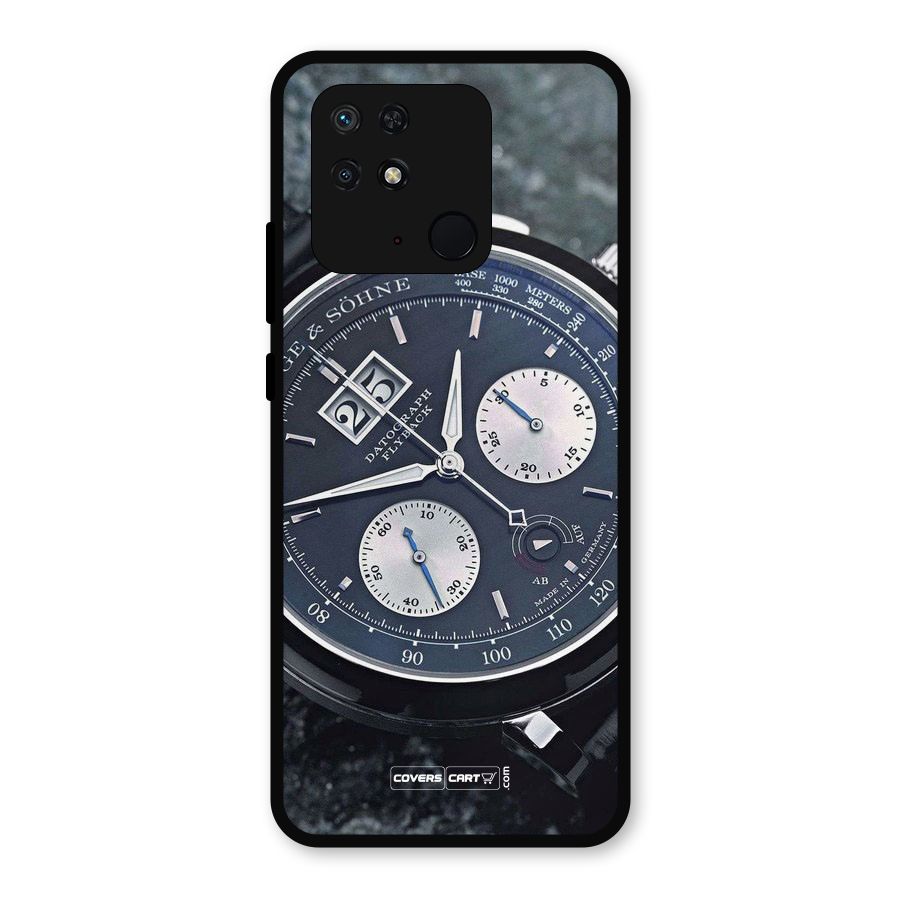 Classic Wrist Watch Metal Back Case for Redmi 10 Power
