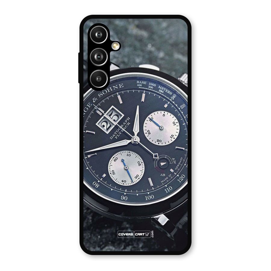 Classic Wrist Watch Metal Back Case for Samsung Galaxy M54