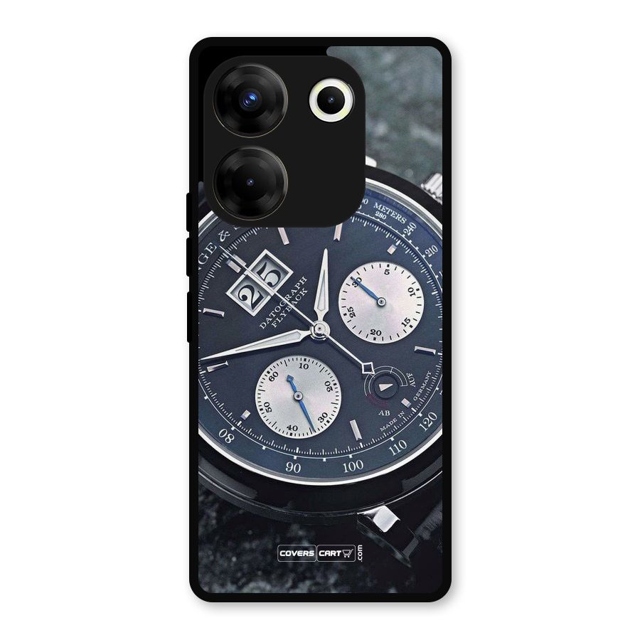 Classic Wrist Watch Metal Back Case for Tecno Camon 20