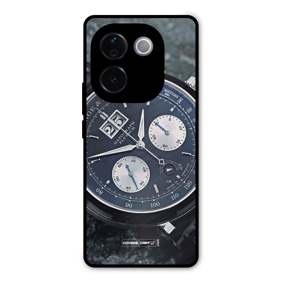 Classic Wrist Watch Metal Back Case for Vivo T3 Pro