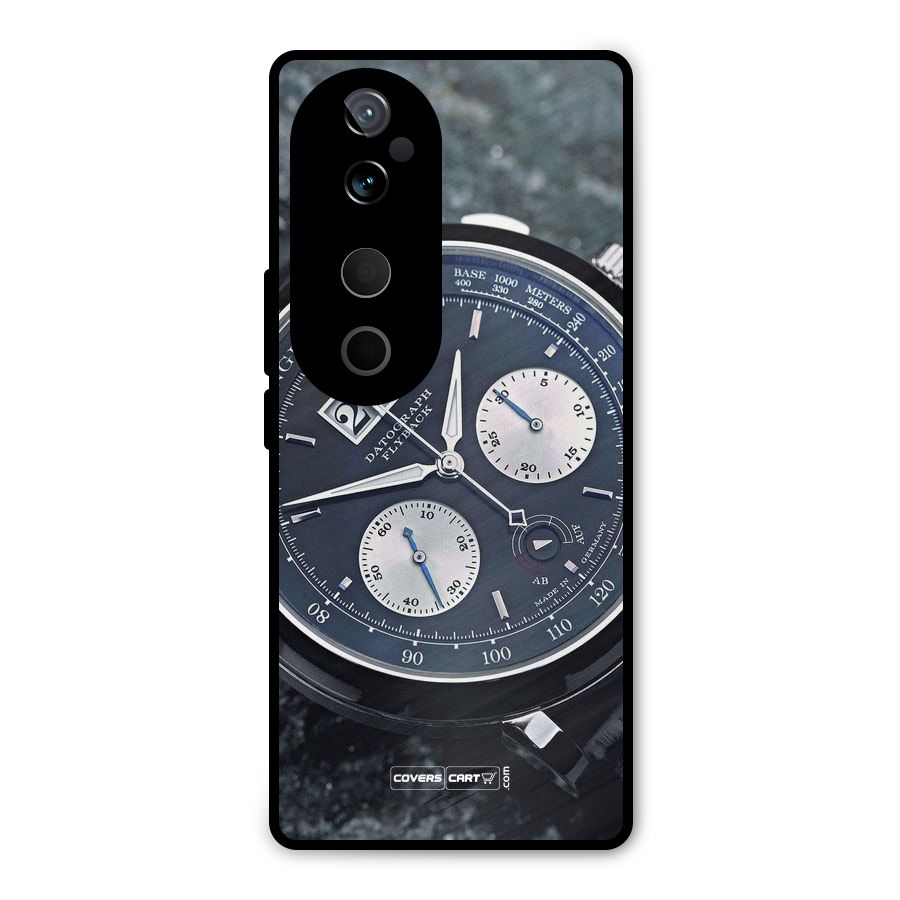 Classic Wrist Watch Metal Back Case for Vivo T3 Ultra