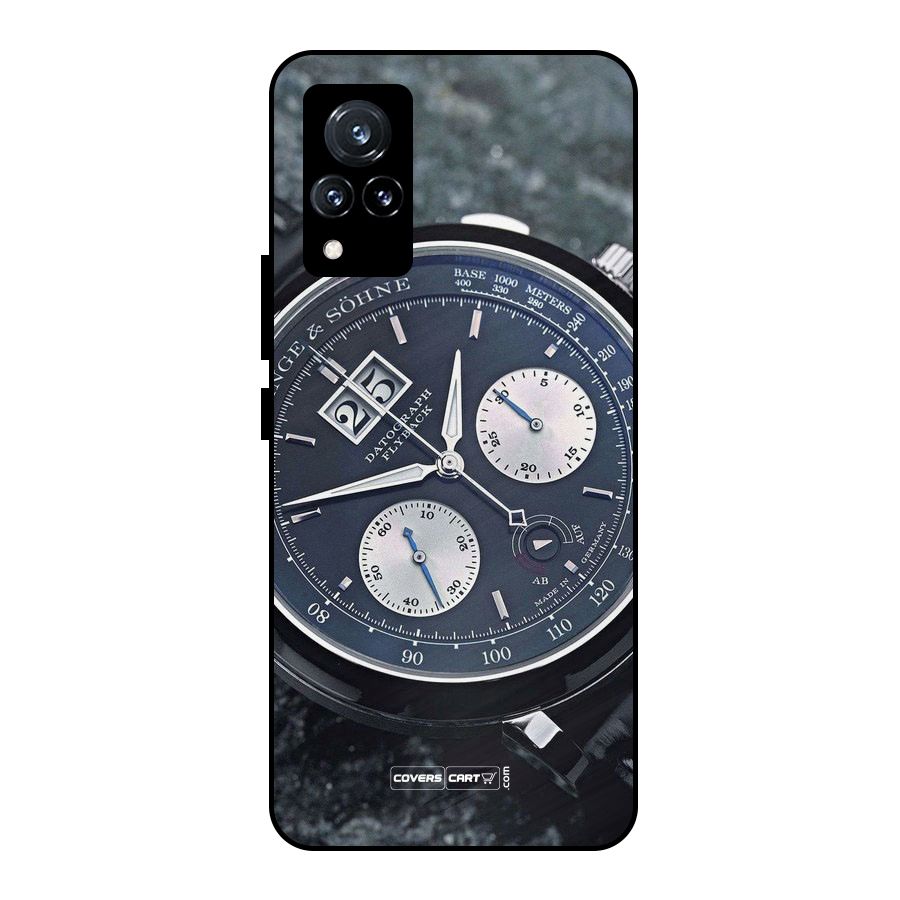 Classic Wrist Watch Metal Back Case for Vivo V21 5G