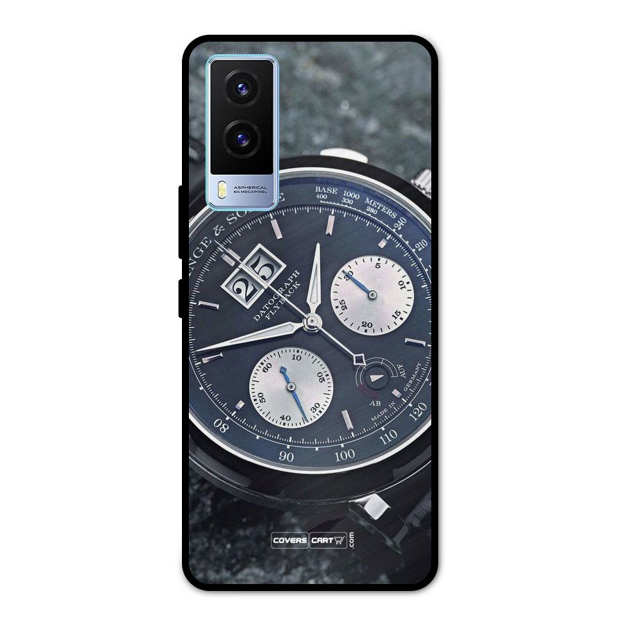 Classic Wrist Watch Metal Back Case for Vivo V21e 5G