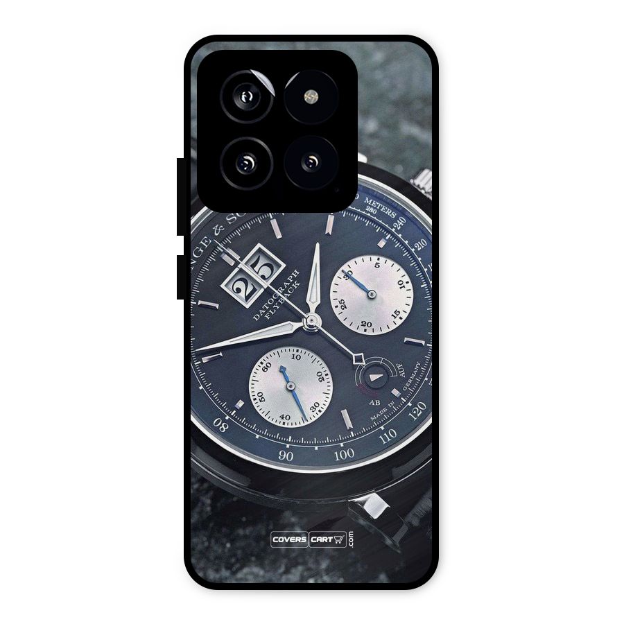 Classic Wrist Watch Metal Back Case for Xiaomi 14