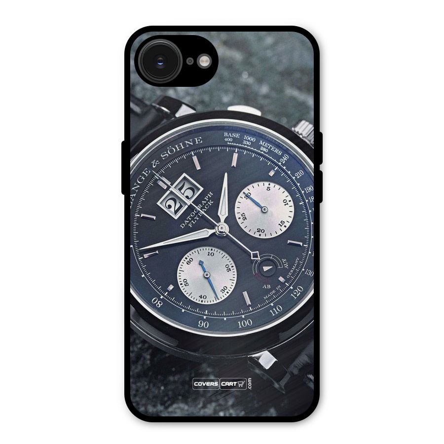Classic Wrist Watch Metal Back Case for iPhone 16e