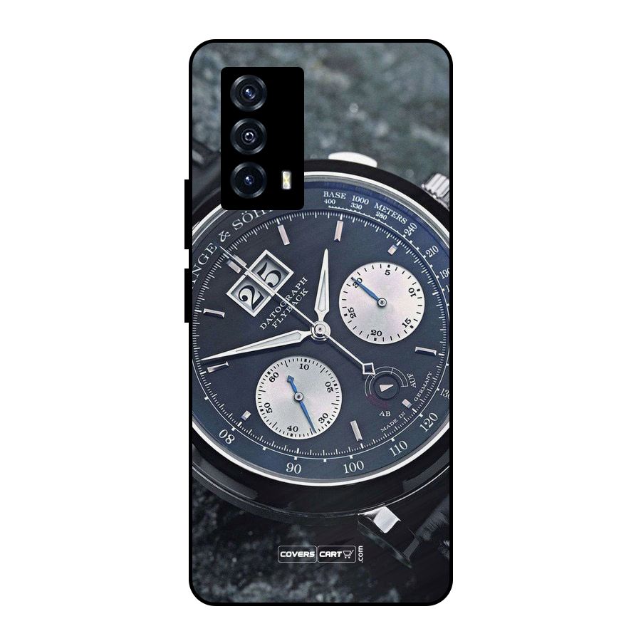 Classic Wrist Watch Metal Back Case for iQOO Z5