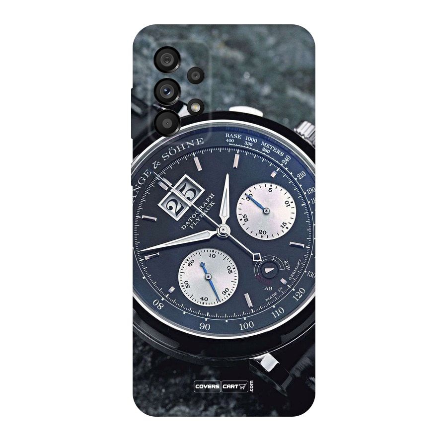 Classic Wrist Watch Original Polycarbonate Back Case for Galaxy A73 5G