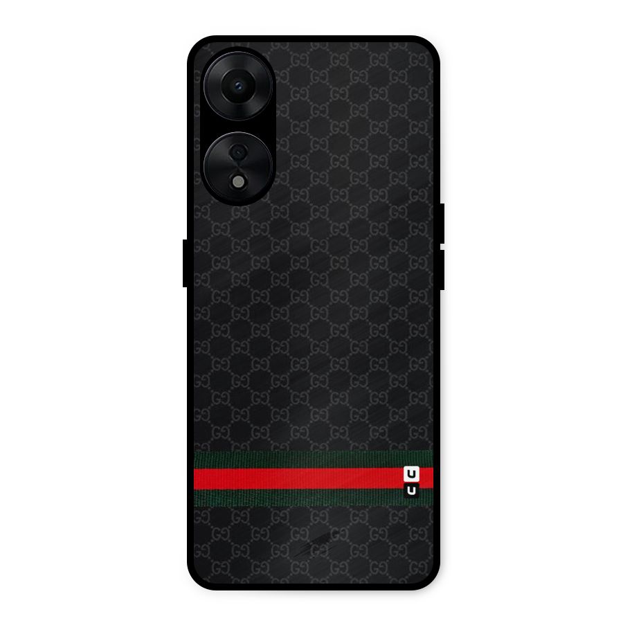 Classiest Of All Metal Back Case for Oppo A78 5G