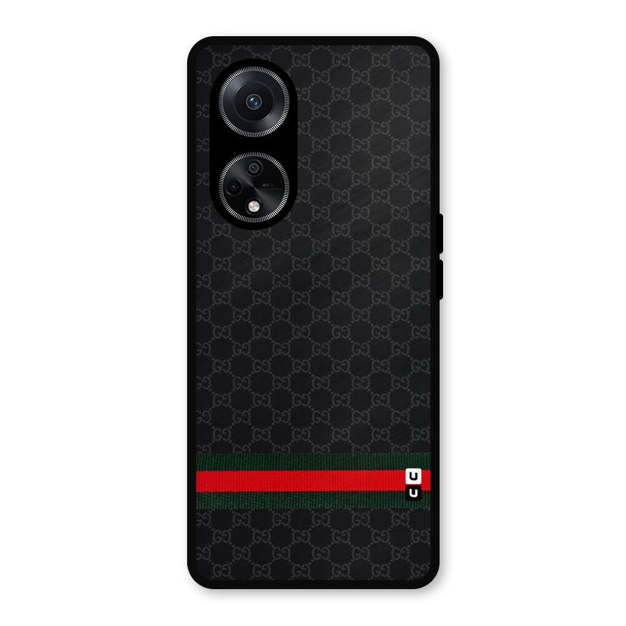Classiest Of All Metal Back Case for Oppo F23