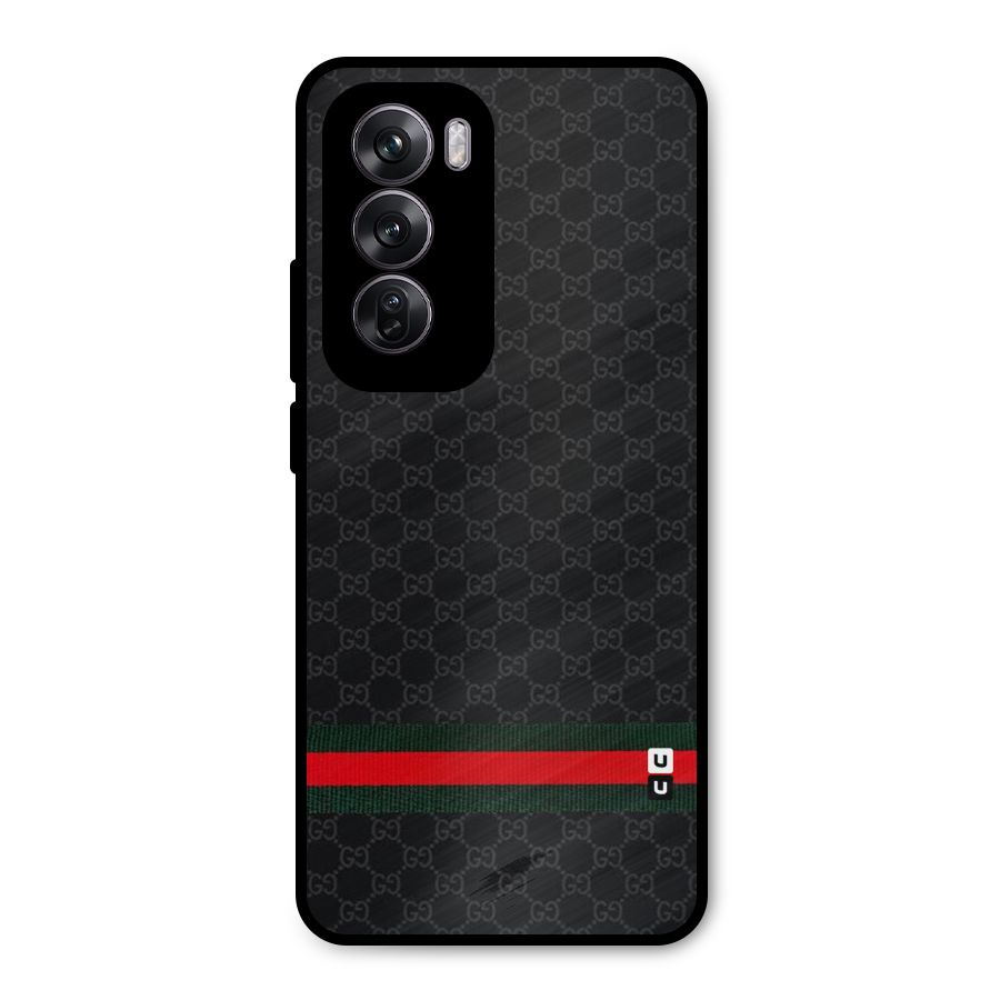 Classiest Of All Metal Back Case for Oppo Reno12 Pro