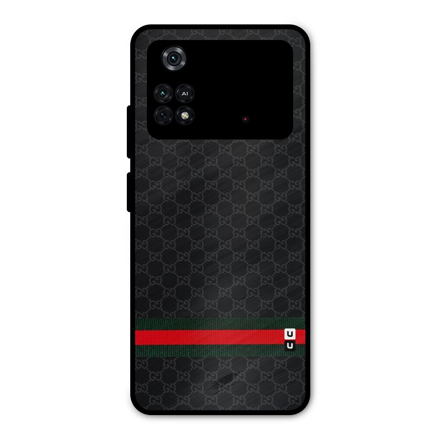 Classiest Of All Metal Back Case for Poco M4 Pro 4G