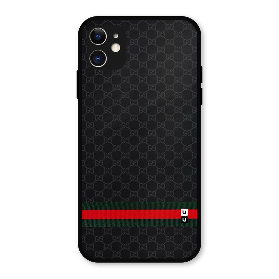 Classiest Of All Metal Back Case for iPhone 11