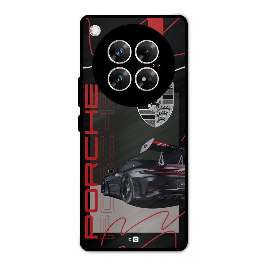 Classy Black Supercar Metal Back Case for Infinix Zero 40 5G