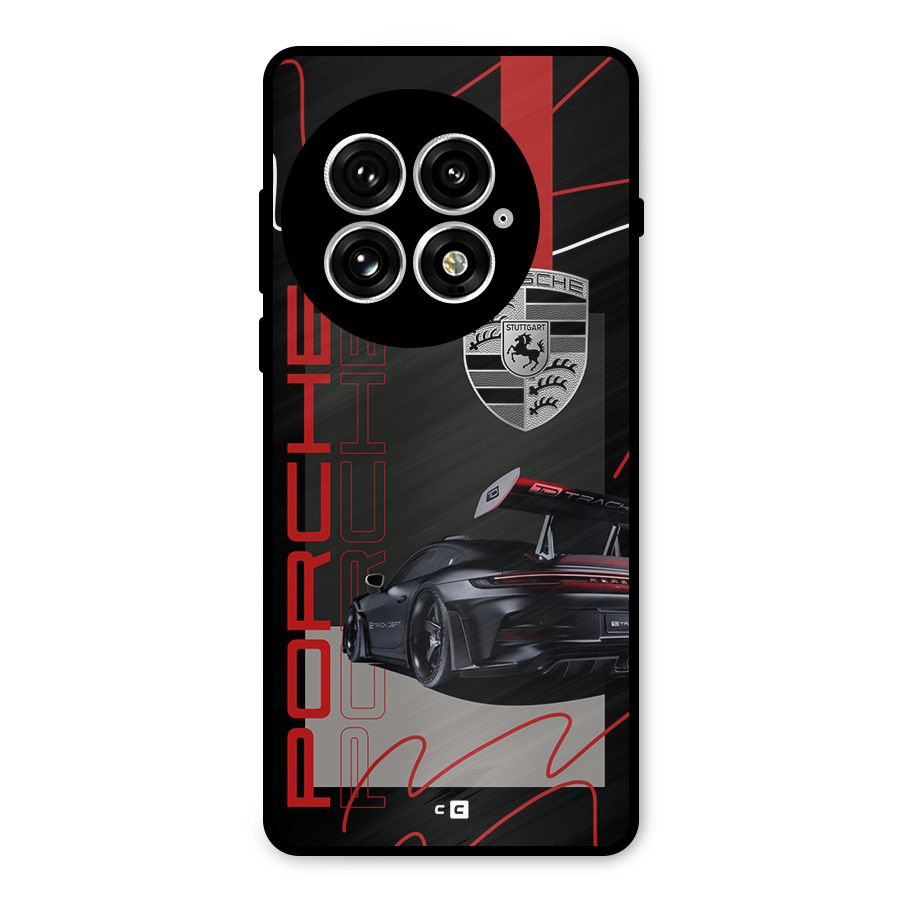 Classy Black Supercar Metal Back Case for OnePlus 13