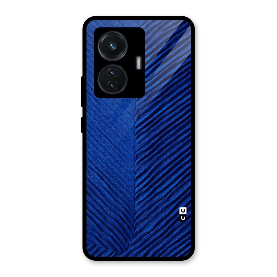 Classy Blues Glass Back Case for Vivo T1 44W