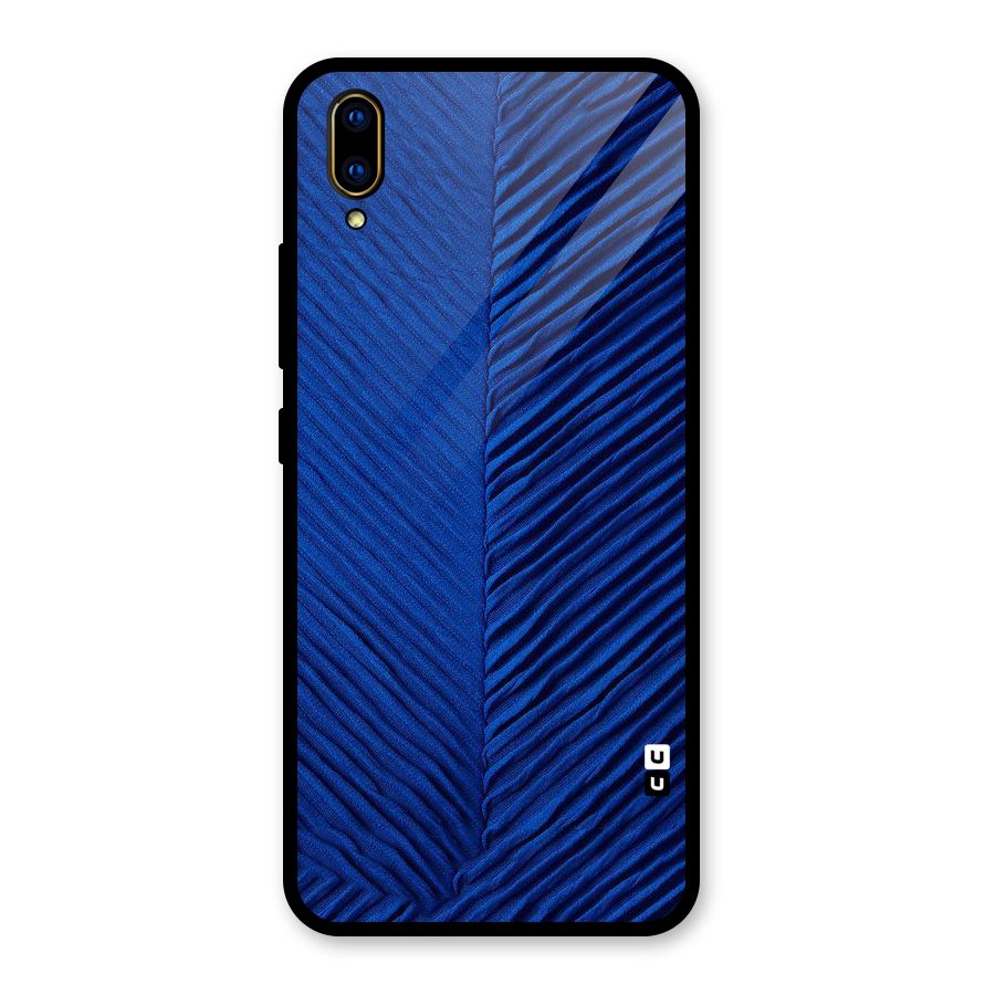 Classy Blues Glass Back Case for Vivo V11 Pro