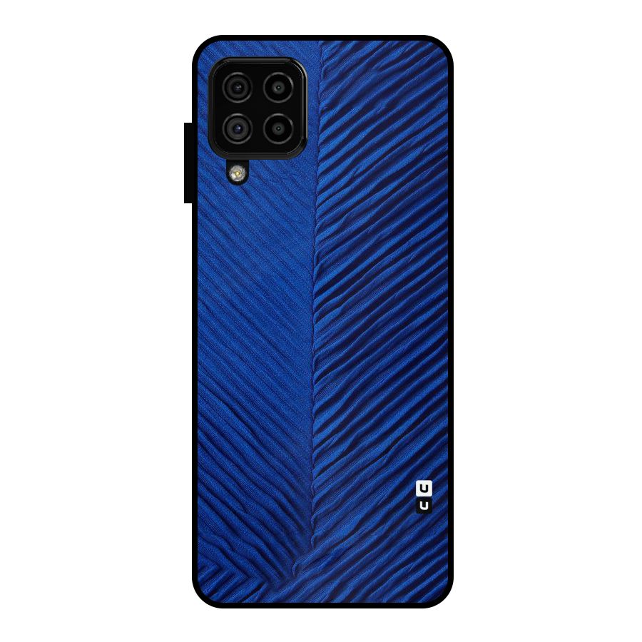 Classy Blues Metal Back Case for Galaxy A22 4G