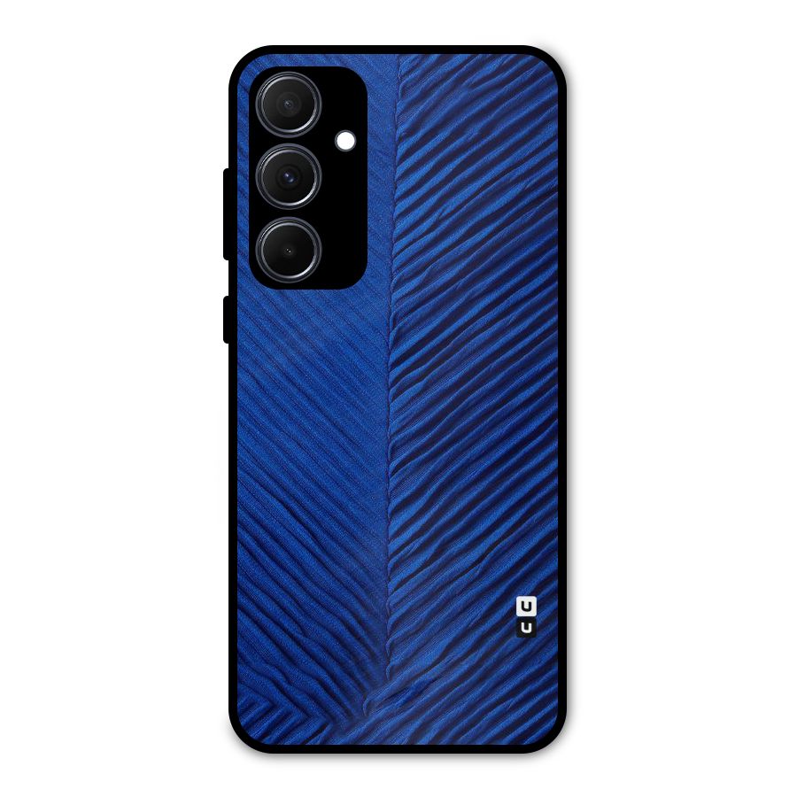 Classy Blues Metal Back Case for Galaxy A35