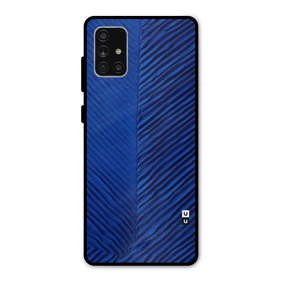 Classy Blues Metal Back Case for Galaxy A71