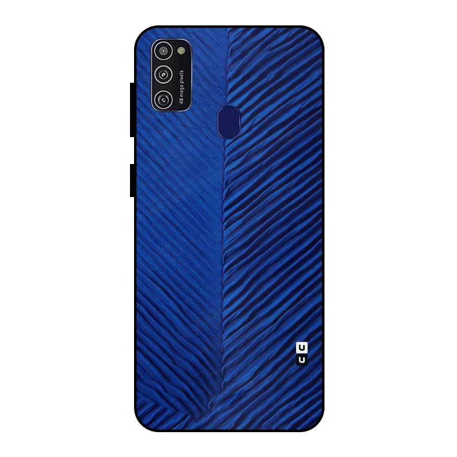 Classy Blues Metal Back Case for Galaxy M21