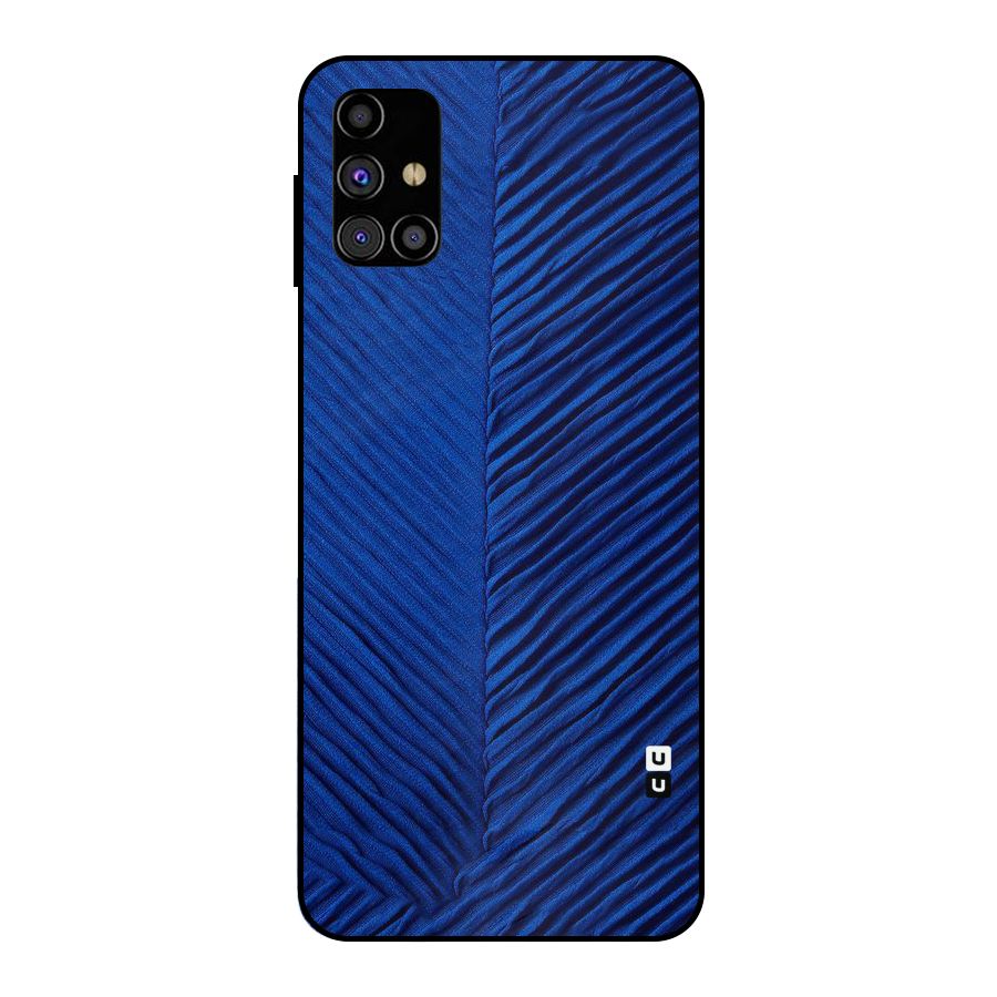 Classy Blues Metal Back Case for Galaxy M31s